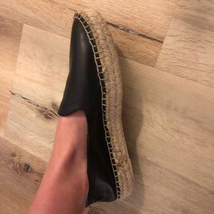 Gap Leather Loafer Espadrilles Sz 9